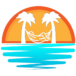 beach life world logo